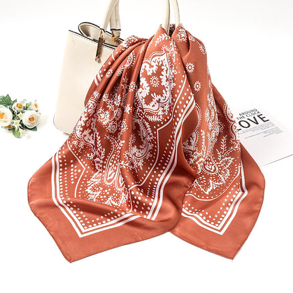 3 stk. 70 cm satin hovedtørklæde hår tørklæde silke hovedtørklæde silke bandana