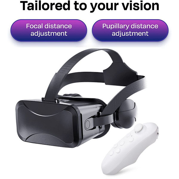VR-kuuloke, yhteensopiva - Universaalit virtuaalitodellisuuslasit, valkoinen