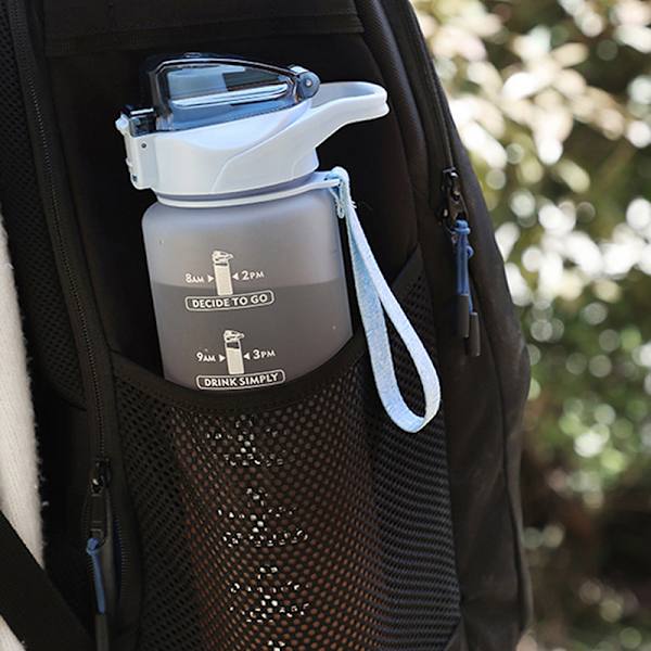 Sport 1000ml Vattenflaska med Sugrör för Utomhusresor (FQ) Green
