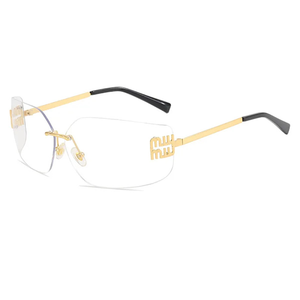 Nye personlige rammeløse vintage ins solbriller street foto fashion metal solbriller fabrik engros C7 Fashion Sunglasses
