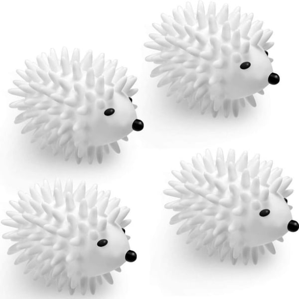 4 Piece Hedgehog Reusable Dryer Balls Hedgehog Skirt Sweater