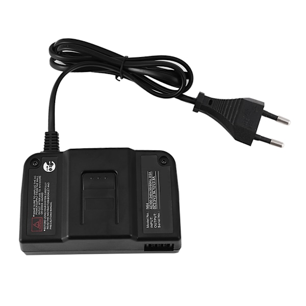 Ersättningsströmadapter AC-adapter Hög Effektivitet Säkerhetsskydd för Nintendo 64 N64 EU