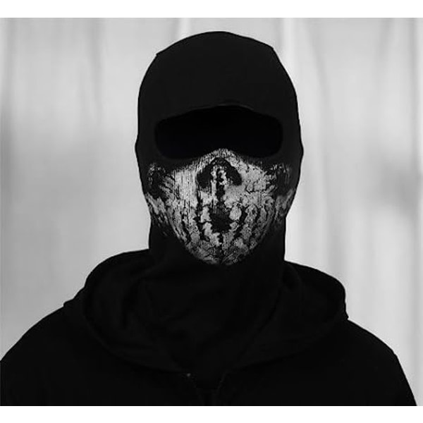 Balaclava med skalle - Moto-maske for Call of Duty-fans - Farge: B