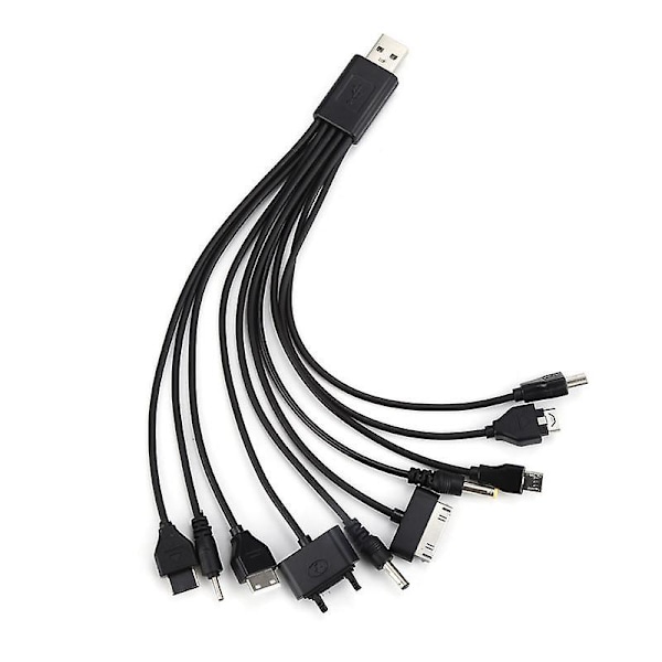 1 stk 10 i 1 multifunksjonell lader USB-kabler for iPod Motorola Nokia Samsung Lg Sony Ericsson forbrukerelektronikk datakabler