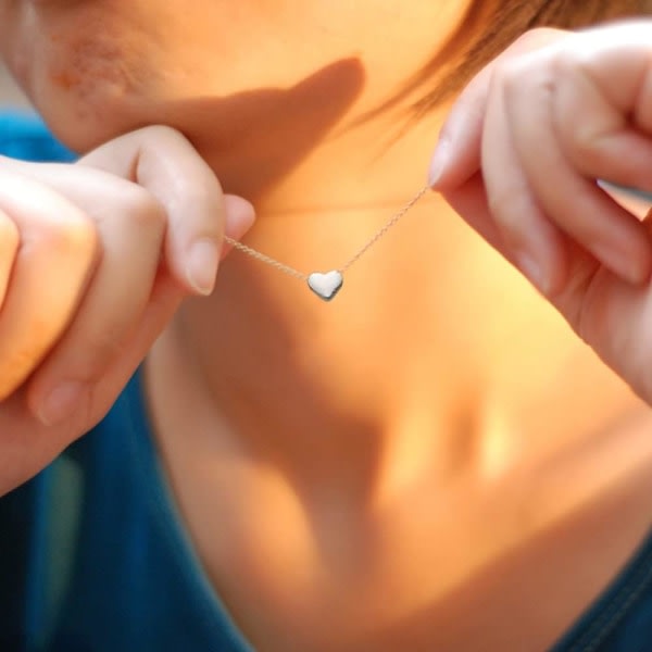 (6*7mm)120st Hjärtformade Pärlor Spacer Beads Hjärta Metallpärlor