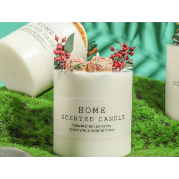 Roseduftende soyabønner for aromaterapi i hjemmet, premium stearinlys for avslapning og stressavlastning, stearinlysgaver til kvinner