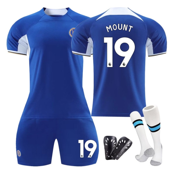 23-24 Chelsea hemma barn student träning vuxen dräkt tröja sportlag uniform gruppköp herr och dam fotboll uniform Personalized 24