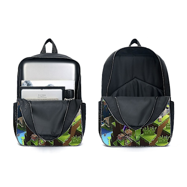 3 kpl Minecraft-koululaukku reppu pojille lasten reput olkalaukulla ja kynävuorilla only backpack