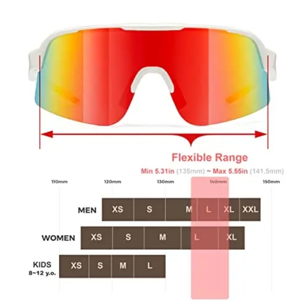 EYEPAL QEF eazyrun Stora 24k guld polariserade löparsolglasögon för män, baseboll skidåkning cykling vandring strandvolleyboll PH6014B-BK-BWR Volleyball