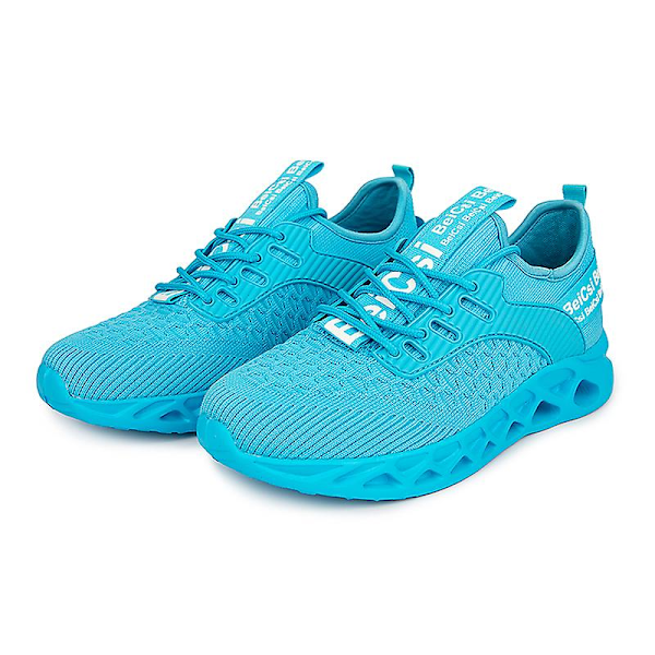 Herr Sneakers Löparskor Tennis Skor Lätt Andas Sport Athletic 3C013 Blue 42