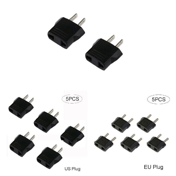 5 st 110V till 220V omvandlingsadapter Pluggar Reseadapter Omvandlare EU Plug