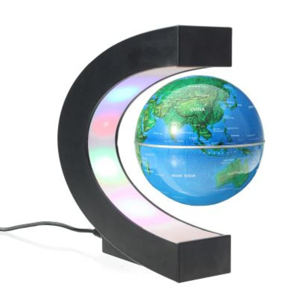 Magnetisk svävande lysande magisk levitation LED jordglob