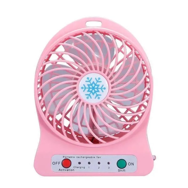 2024 Summer Table Fan Portable Handy Fan Electric Mini Rechargeable Air Fan Cooler