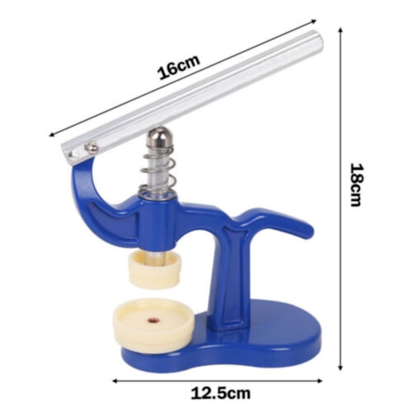 Urverktygsset för att trycka in bezelinsatser SVART black