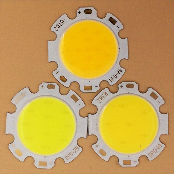 LED-källchip Ljusdiod VIT 7W 7W vit white 7W-7W