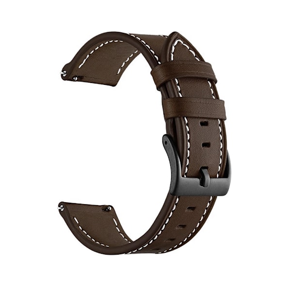 20 22MM Armband i Läder för Huawei Watch GT 3 2 GT3 GT2 Pro 46mm 42mm Honor Magic Smartwatch Band Armband Läder Coff Läder Coff Leather Coffee 2 22mm Universal