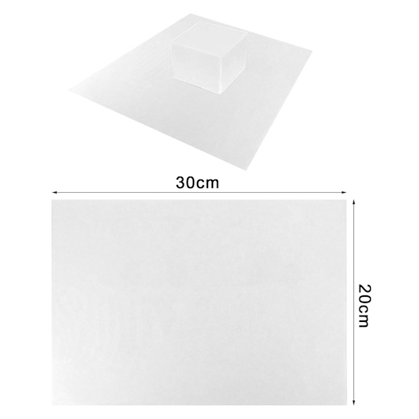 Transparent craftpapper vävpapper, 80 ark vitt för presentpåsar, 30*20cm DIY konstvävpapper för teckning, skapa pappersblommor, fyllning