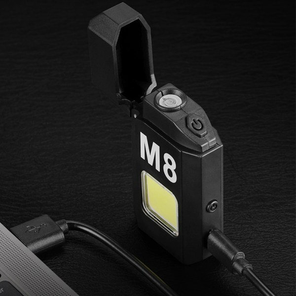 Vindafvisende elektrisk lighter Type-c Smart Charging COB-belysning P A1