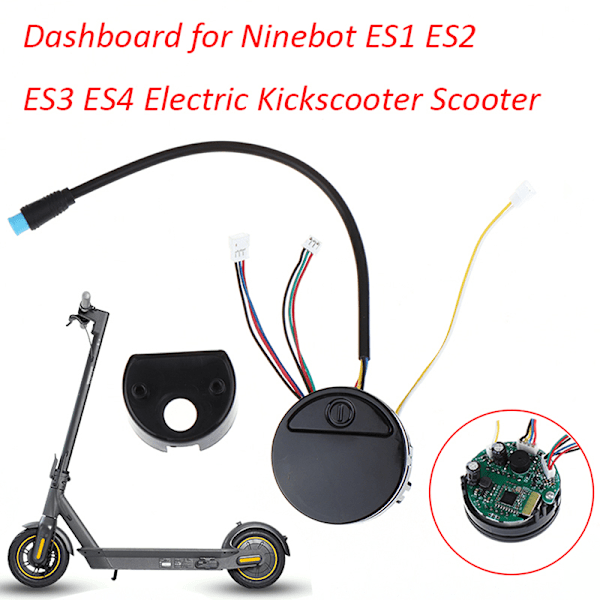 1. dashbord for Ninebot ES1 ES2 ES3 ES4 elektrisk sparkesykkel