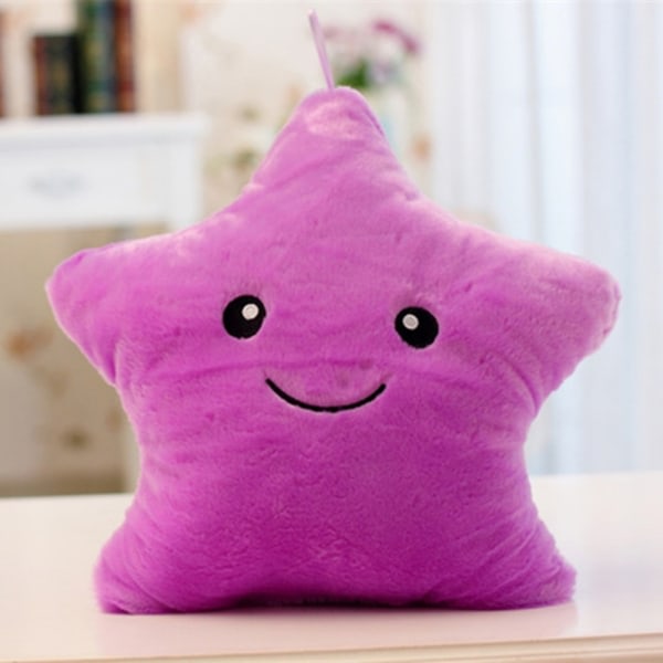 Luminous cushion Soft stuffed plush toy Colorful Stars Cushion
