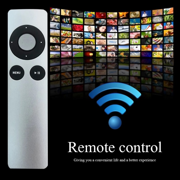 Ny erstatningsfjernbetjening passer til Apple tv 1 2 3 A1427 A1469 A1378 A1294 MD199LL/A MC572LL/A MC377LL/A MM4T2AM/A MM4T2ZM/A Mac musiksystem