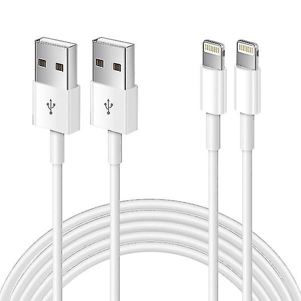 2-pakkauksen yhteensopiva Apple iPhone -latauskaapeli 1m, Apple Lightning - USB-kaapeli 1 metri Nopea lataus Apple-puhelimelle pitkät kaapelit