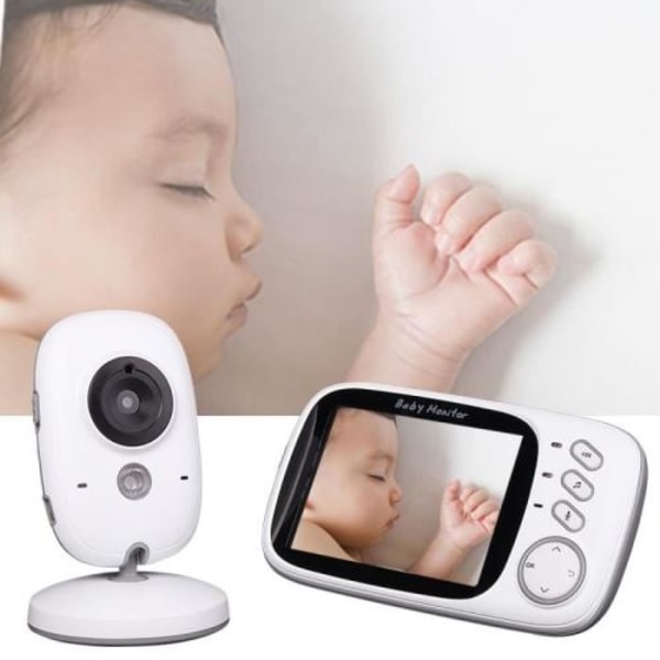 BabyPhone Digital Video Trådløs Multifunktionel 3,2 tommer med