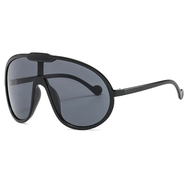 Twooo 365 Vintage Yhden Kappaleen Samppanja Aurinkolasit Naisille Uusi Muoti Ylisuuret Aurinkolasit Paper Box Black+bag+cloth(set) designer women sunglasses