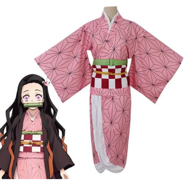 Ariestar jentebarnekostyme sett? Demon Slayer Kimetsu no Yaiba