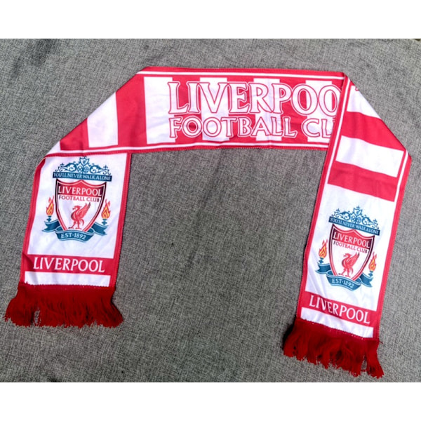 Mub- Fans Real Madrid Liverpool Miami Bibs Scarves Soccer Fans Autumn And Winter Cheer Hand Waving Scarf Liverpool striped model