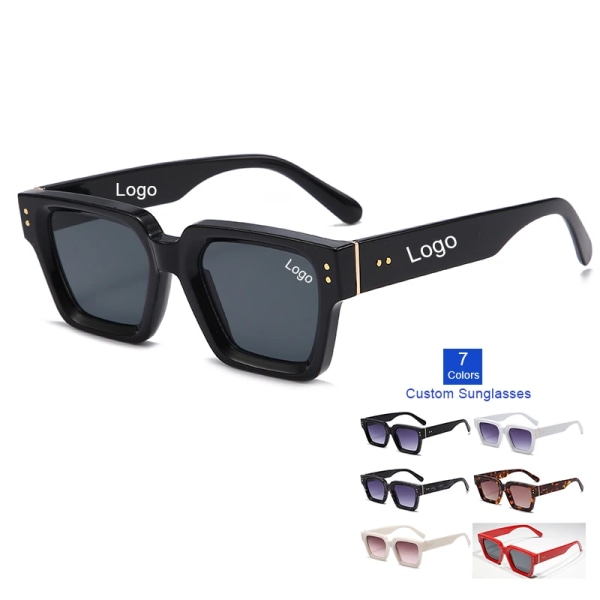 LBAshades 8263 Vintage Solbriller Hele Luksus Tilpassede Nuancer Dame Designer Sorte Solbriller 2024 Herre Dame Firkantede Solbriller Gray black square