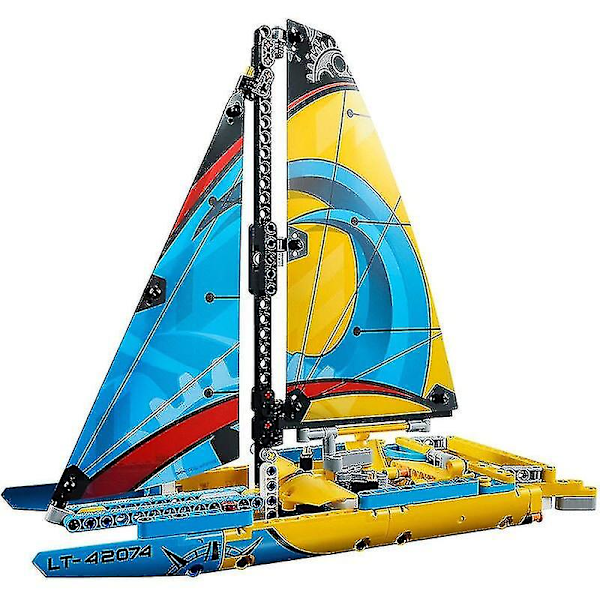 330 stk Technic Racing Yacht Byggeklodser Passer til 42074 Race Sejlbåd Samlingsklodser Legetøj Dreng Kæreste Fødselsdagsgaver Ny