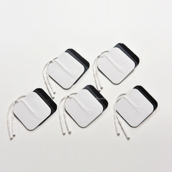 10PCS Jack 2.0mm Tens Massager Electrode Pads Reusable Adhesive Pads