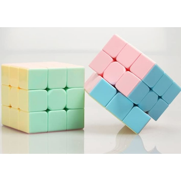 CuberSpeed Moyu MoFang JiaoShi Macaron Meilong 3x3 Stickerless Magic Cube MFJS MEILONG 3x3x3 Cubing Classroom Meilong 3x3 Macaron Speed Cube