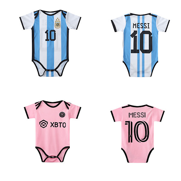 23-24 Baby No. 10 Miami Messi No. 7 Real Madrid Jersey BB Jumpsuit One-piece Storlek 12 (12-18 månader) NO.7 VINI JR. NO.7 VINI JR. NO.7 VINI JR. Size 12 (12-18 months)