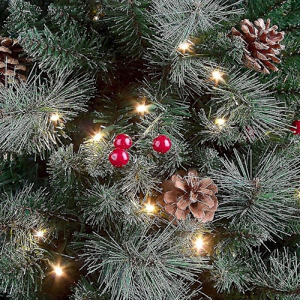 Julemini-lysstreng, 50 LED-lysstreng med UL-certificering White