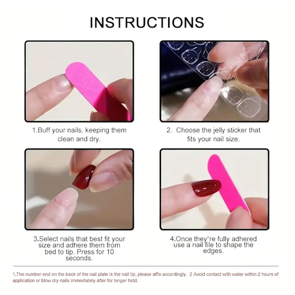 Glitter Pink Solid Color Print On Nails Short Coffin Shape False Nails Shiny Cover Artificial Nails Reusable Stick On Nails