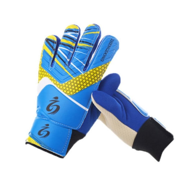 Goalkeeper gloves for children Football gloves BLUE SIZE 6 blu