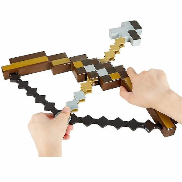Minecraft Legetøj, Ultimate Bue med Lys og Lyde, Rolleleg Tilbehør i Barnestørrelse, Fødselsdagsgave til Børn og Fans