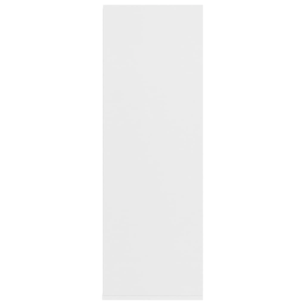 vidaXL Kenkäteline valkoinen 54x34x100,5 cm tekopuu White White