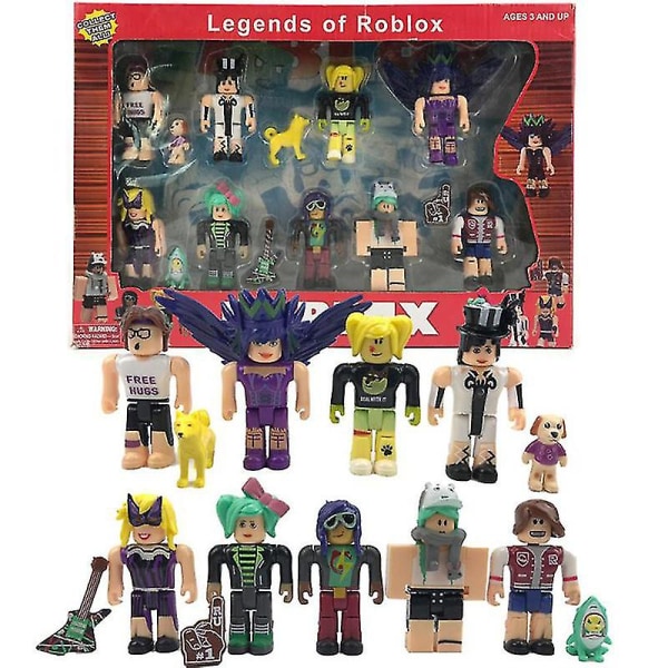 Roblox-figurer leker 7-8cm PVC actionfigur barn samling 4 4 4 Multicolored