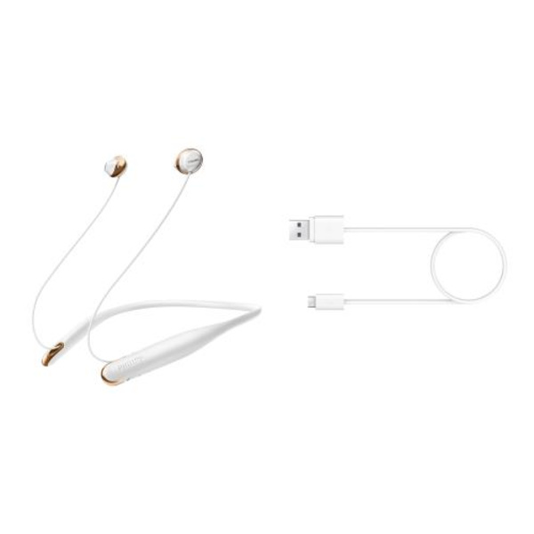 Philips Bluetooth-hörlurar SHB4205 Flite Hyprlite Vit
