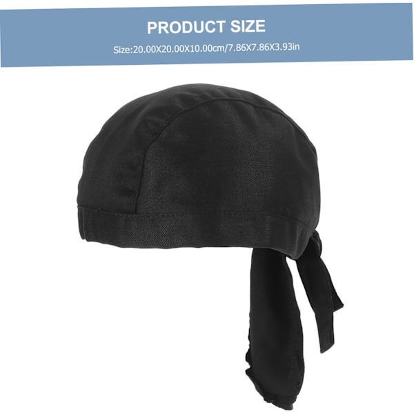 Kokkehat Berets Bomuld Simpel Mand Sort H24e0306