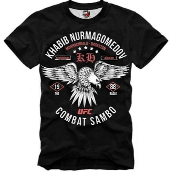 T-paita Khabib Nurmagomedov The Eagle Mma Venäjä Combat Sambo M