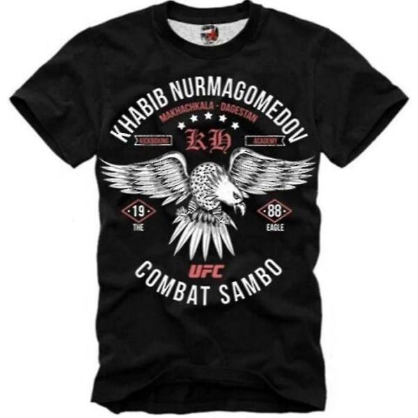 T-shirt Khabib Nurmagomedov Örnen Mma Ryssland Combat Sambo M