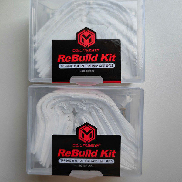 DIY Rebuild Kit TPP DM10.15ohm DM2 0.2ohm Mesh Coil Modstand 0.2Ω