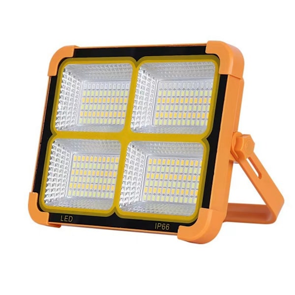 ErayLife Uppladdningsbar LED Sol Arbetslampa 100W 348Leds Bärbar Arbetslampa 10000LM Magnetisk Bas Vattentät Batteridriven Arbetslampa 10000mAh för