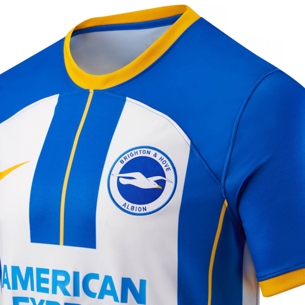 Brighton Hemd Hemma Kortärmad Fotbollströja Storlek L 22-23 L