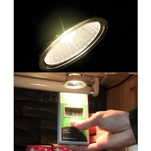 75W Sollampe, 75W Varmelampe, UVA+UVB Fuld Spektrum Sollampe