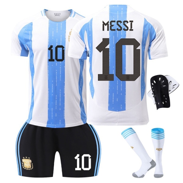 Ny 24-25 Argentina fotbollströja nr 10 stjärna hem 11 Di Maria 21 Dybala tröja No size socks L